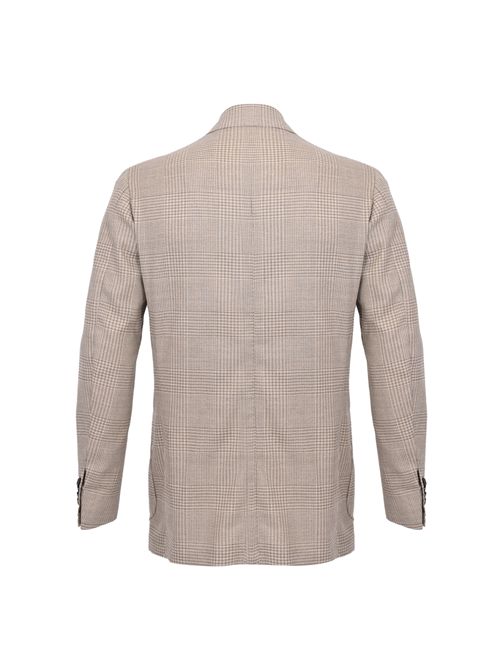 Giacca doppiopetto Principe di Galles in lana vergine SARTORIO NAPOLI | SG1601S0743704000